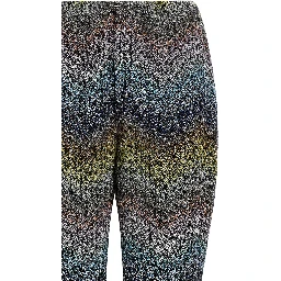 Multicolor Viscose Flared Pants