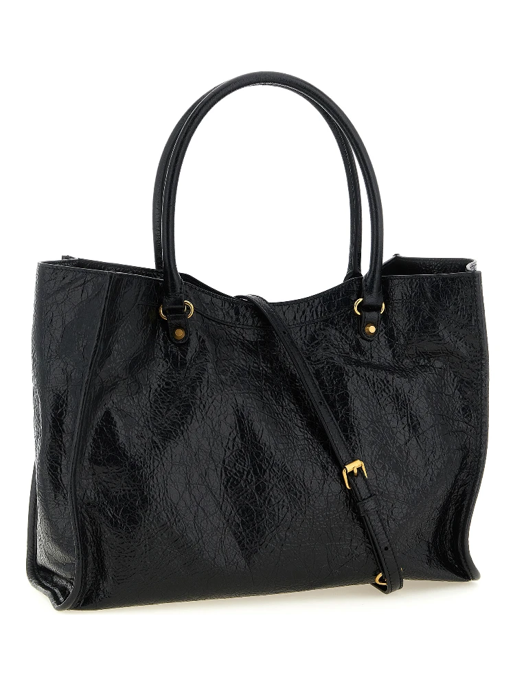 Black Lamb Leather Tote Bag alternative