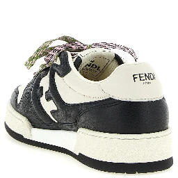 Bicolor Calfskin Athletic Sneakers