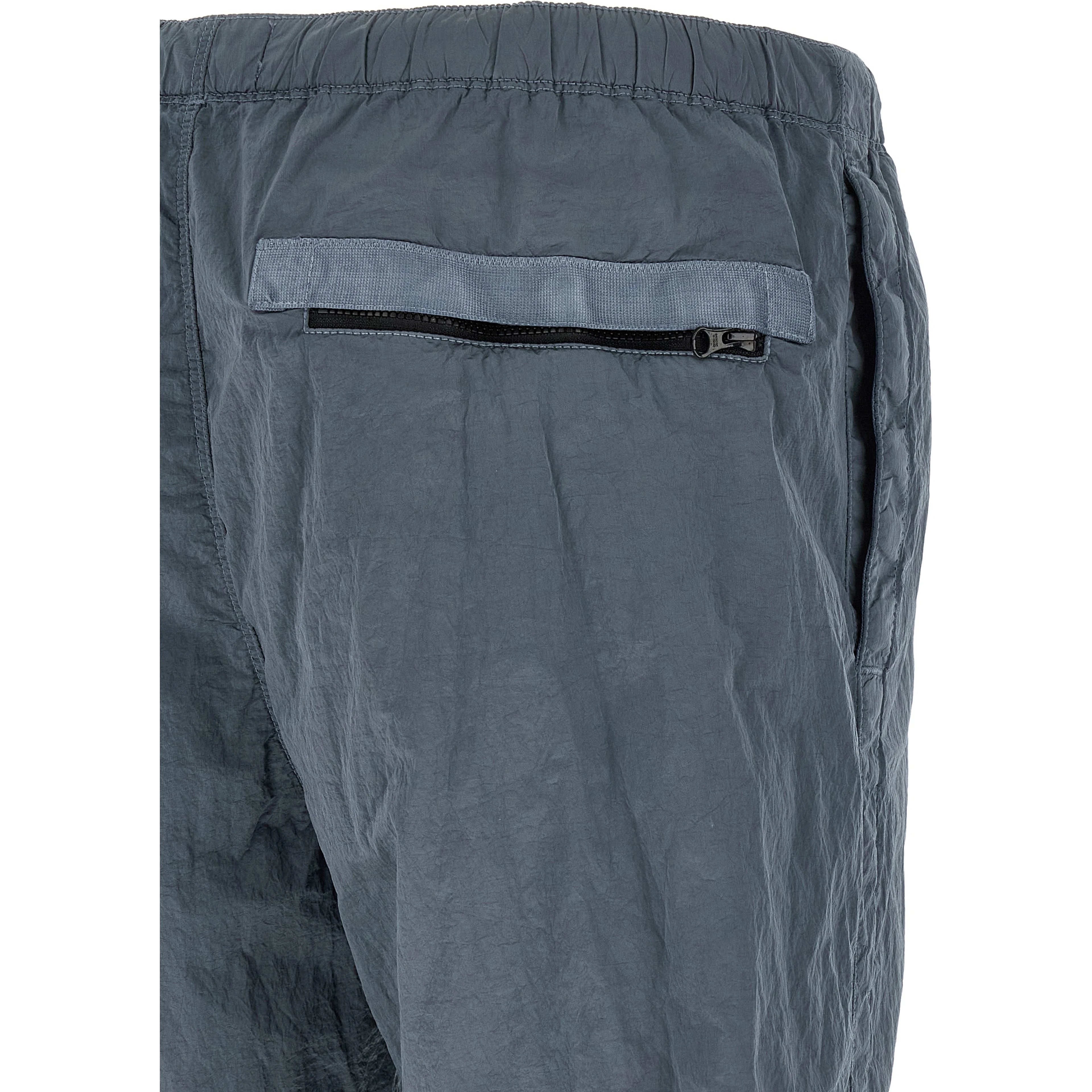 Blue Polyamide Joggers (Workout Pants)
