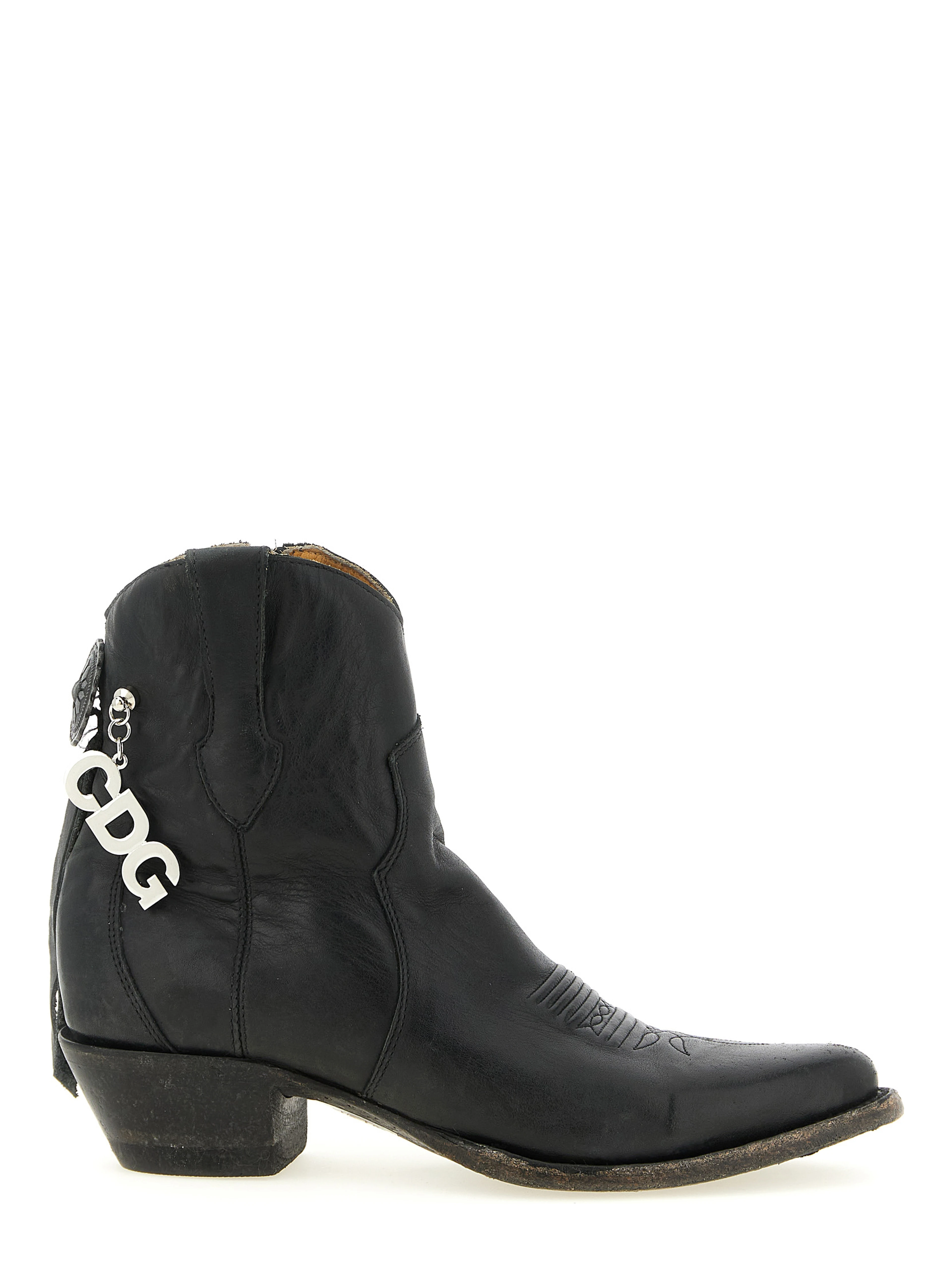 Black Cowhide Chelsea Boots