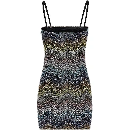Multicolor Viscose Short Dress