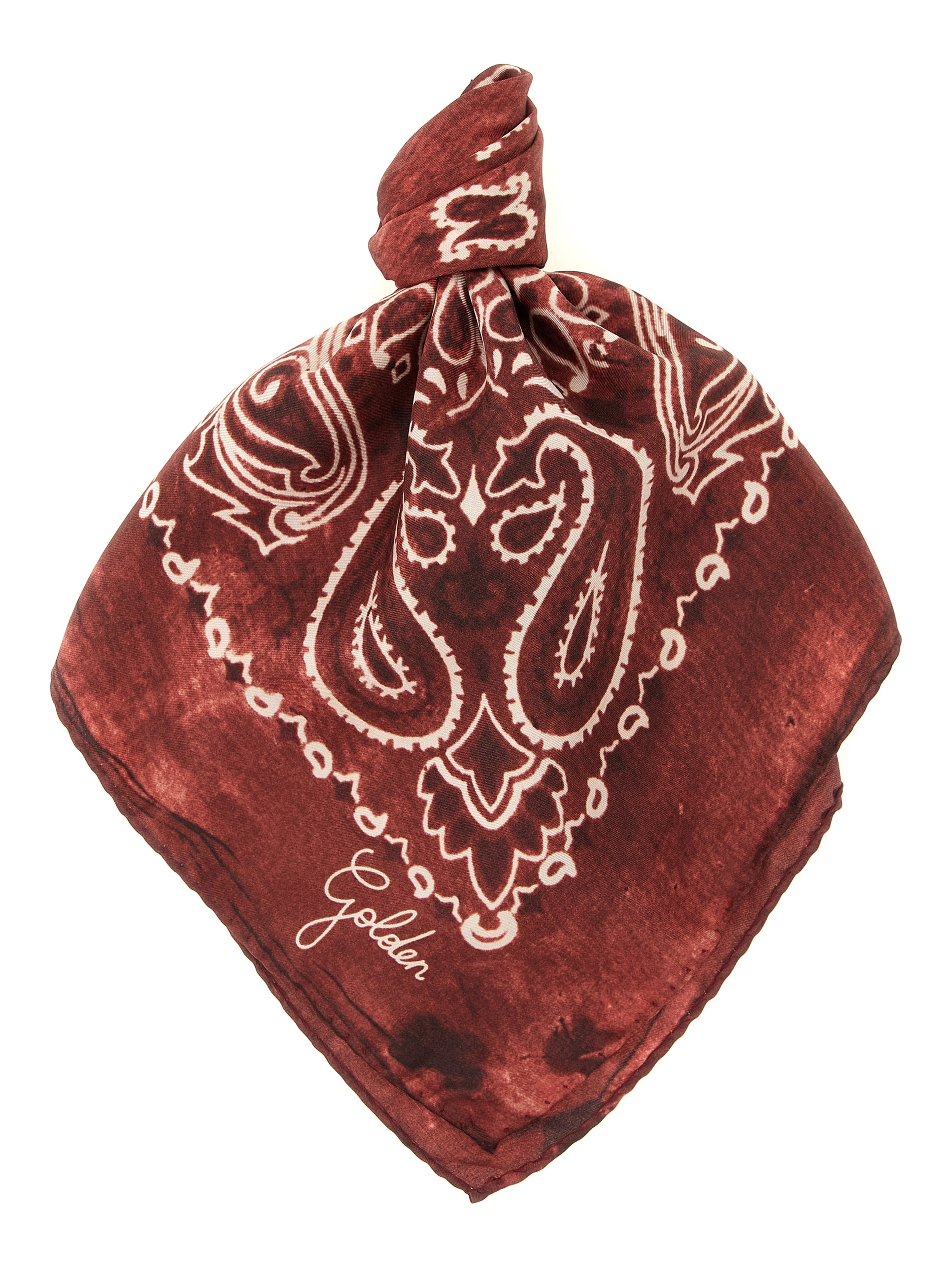 Bordeaux Silk Foulard