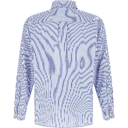 Blue Cotton Blouse