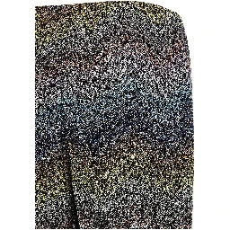 Multicolor Viscose Flared Pants