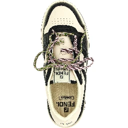 Bicolor Calfskin Athletic Sneakers