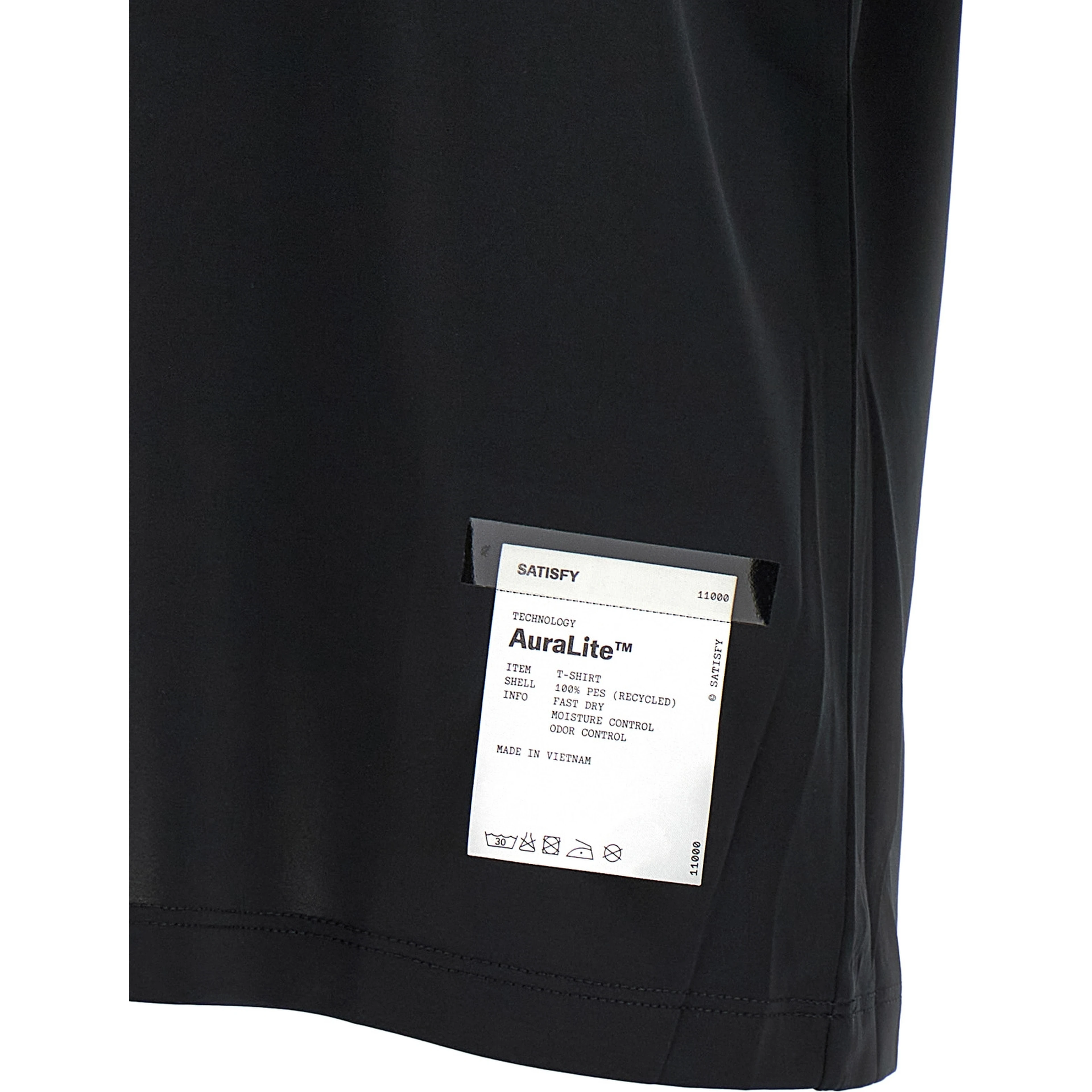 Black Polyester T-Shirt
