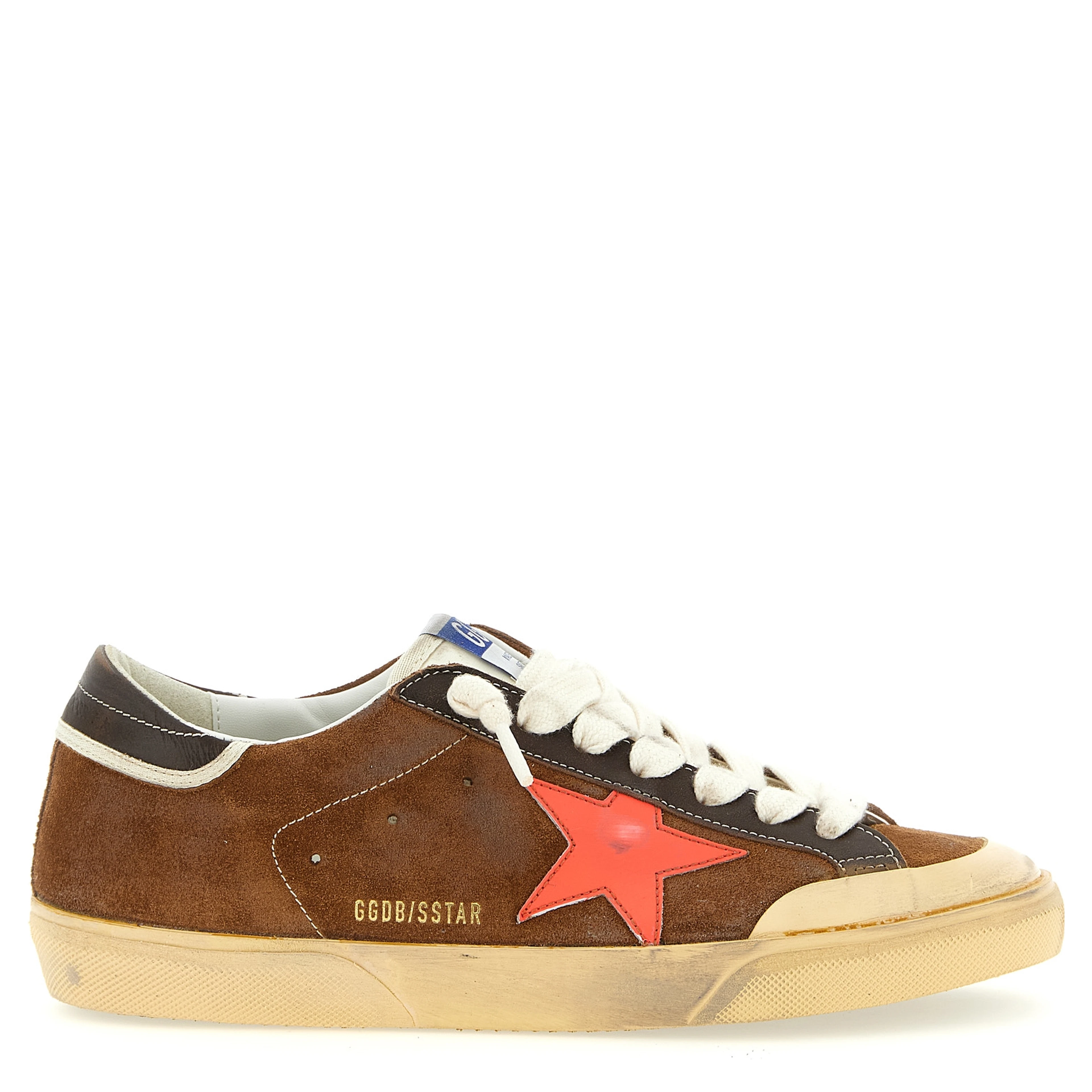 Brown Cowhide Low Top Sneakers