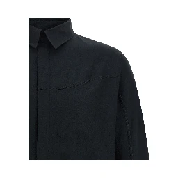 Black Polyester Blouse