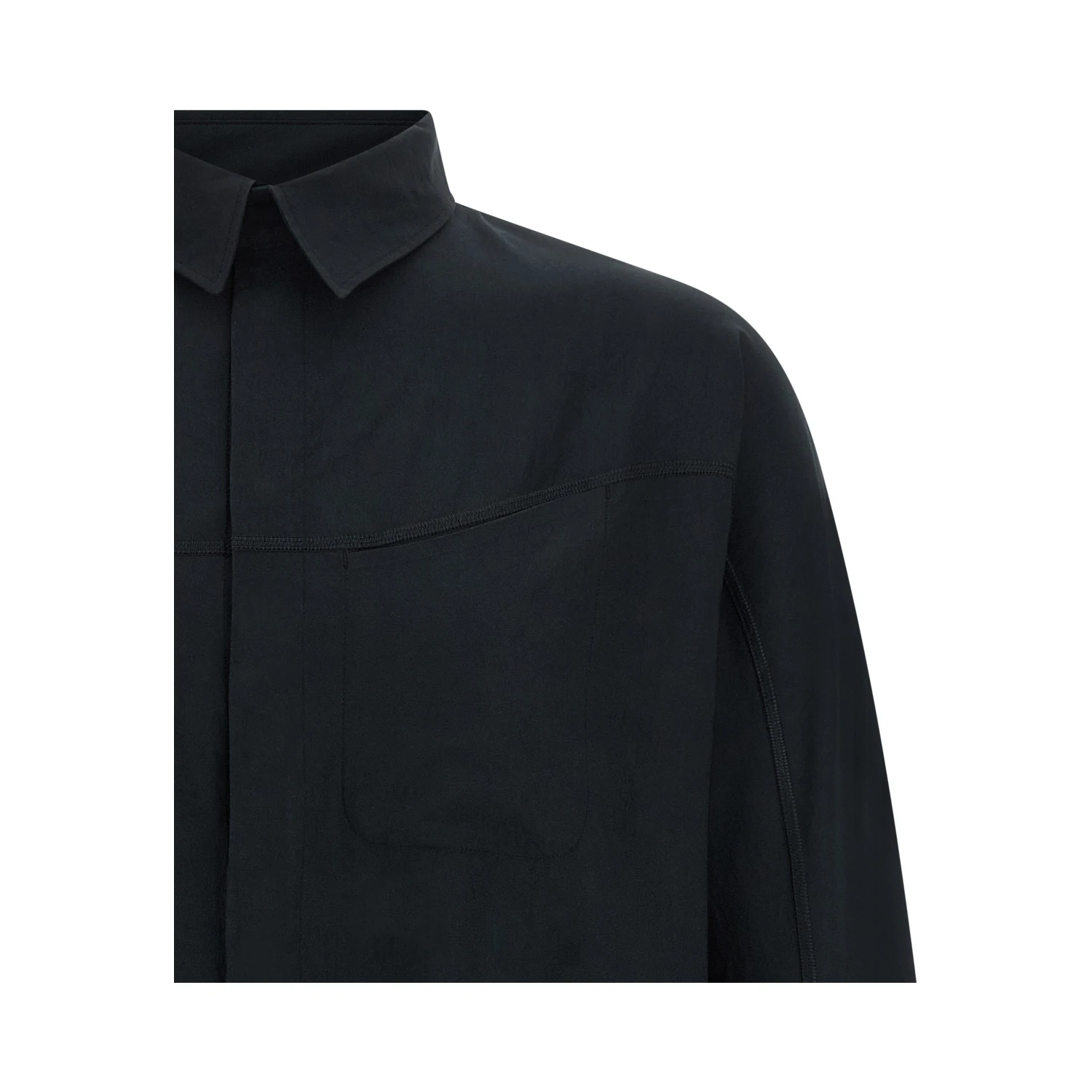 Black Polyester Blouse
