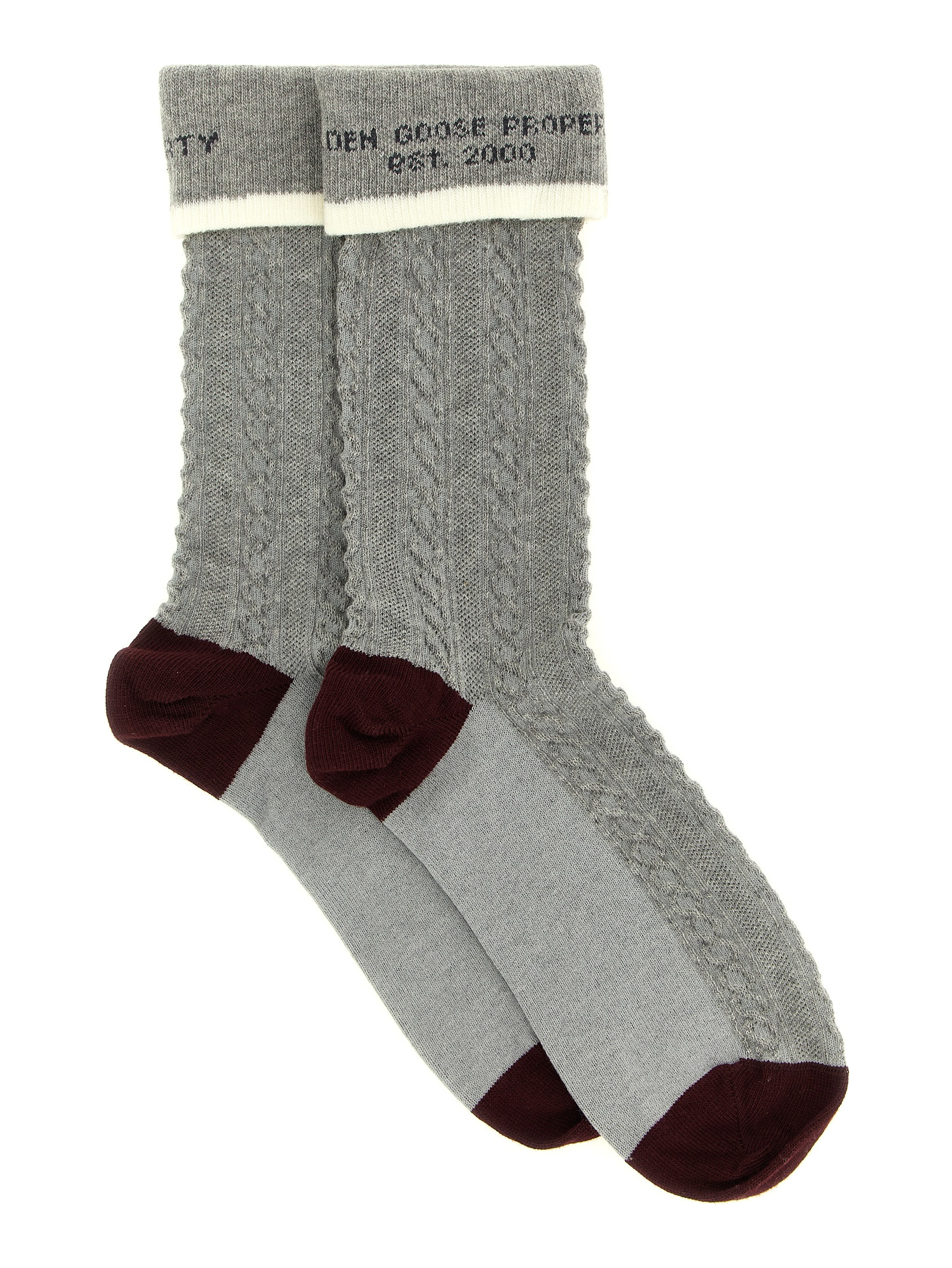 Gray Cotton Socks
