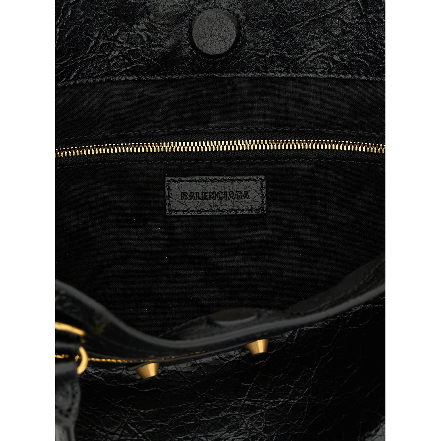 Black Lamb Leather Tote Bag