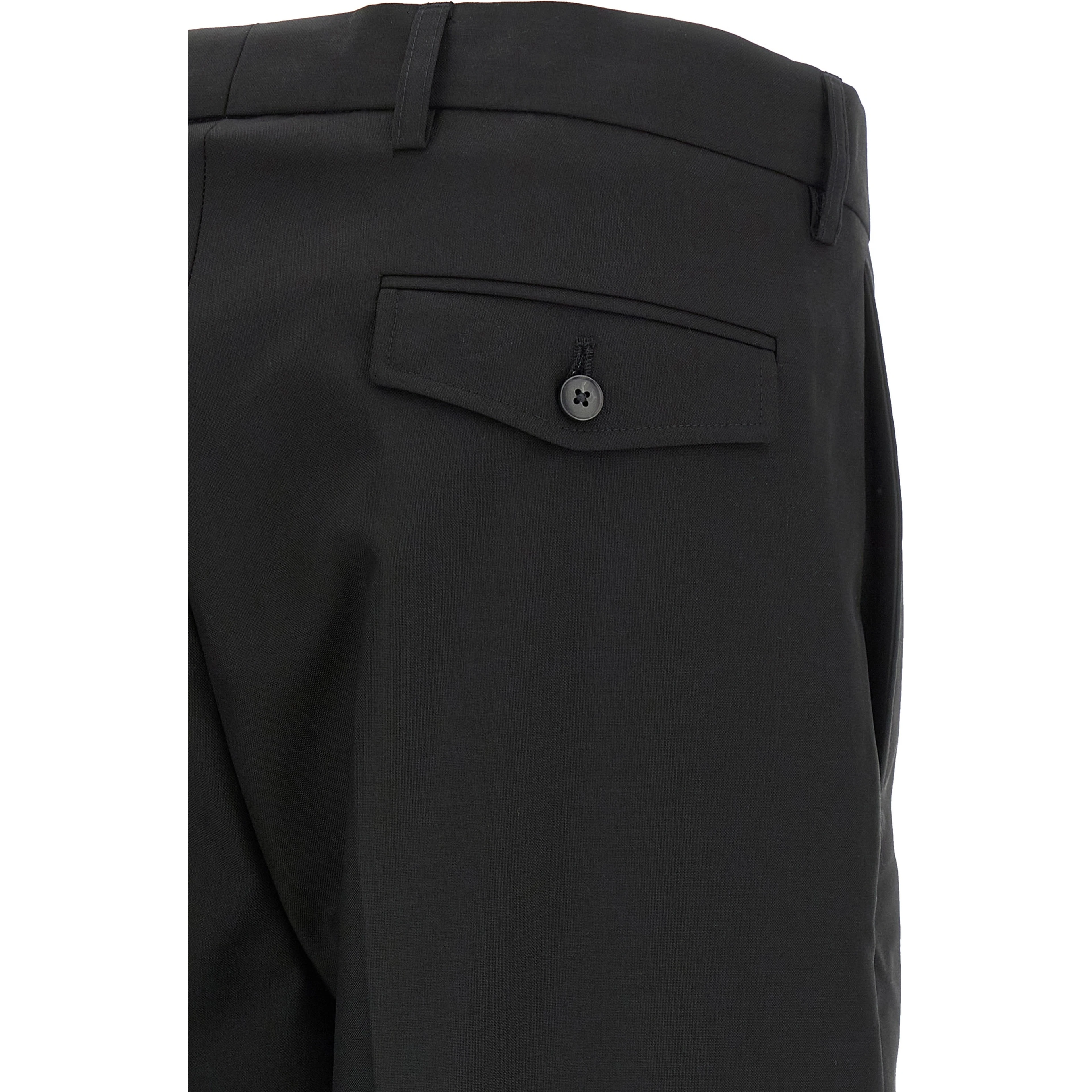 Black Wool Dress Pants