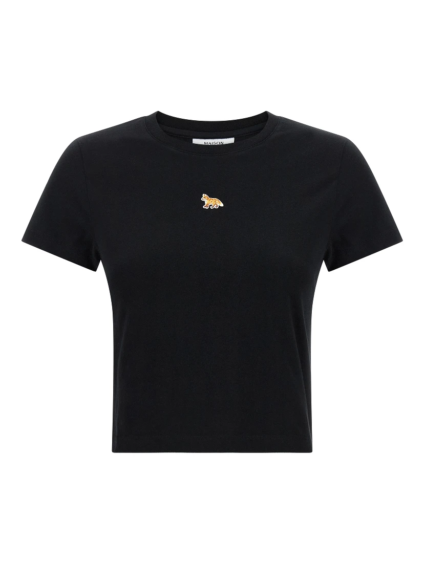 Black Cotton T-Shirt