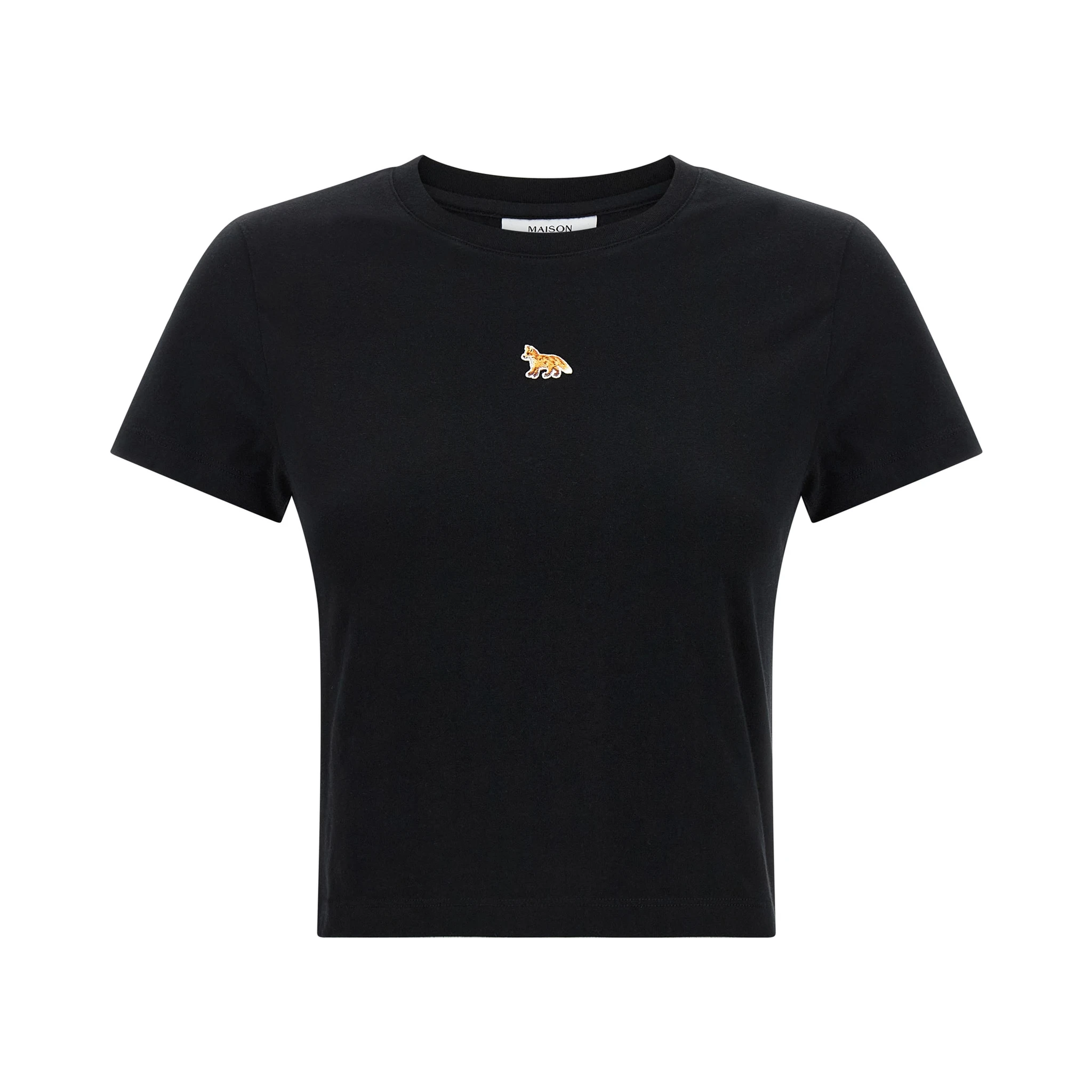 Black Cotton T-Shirt