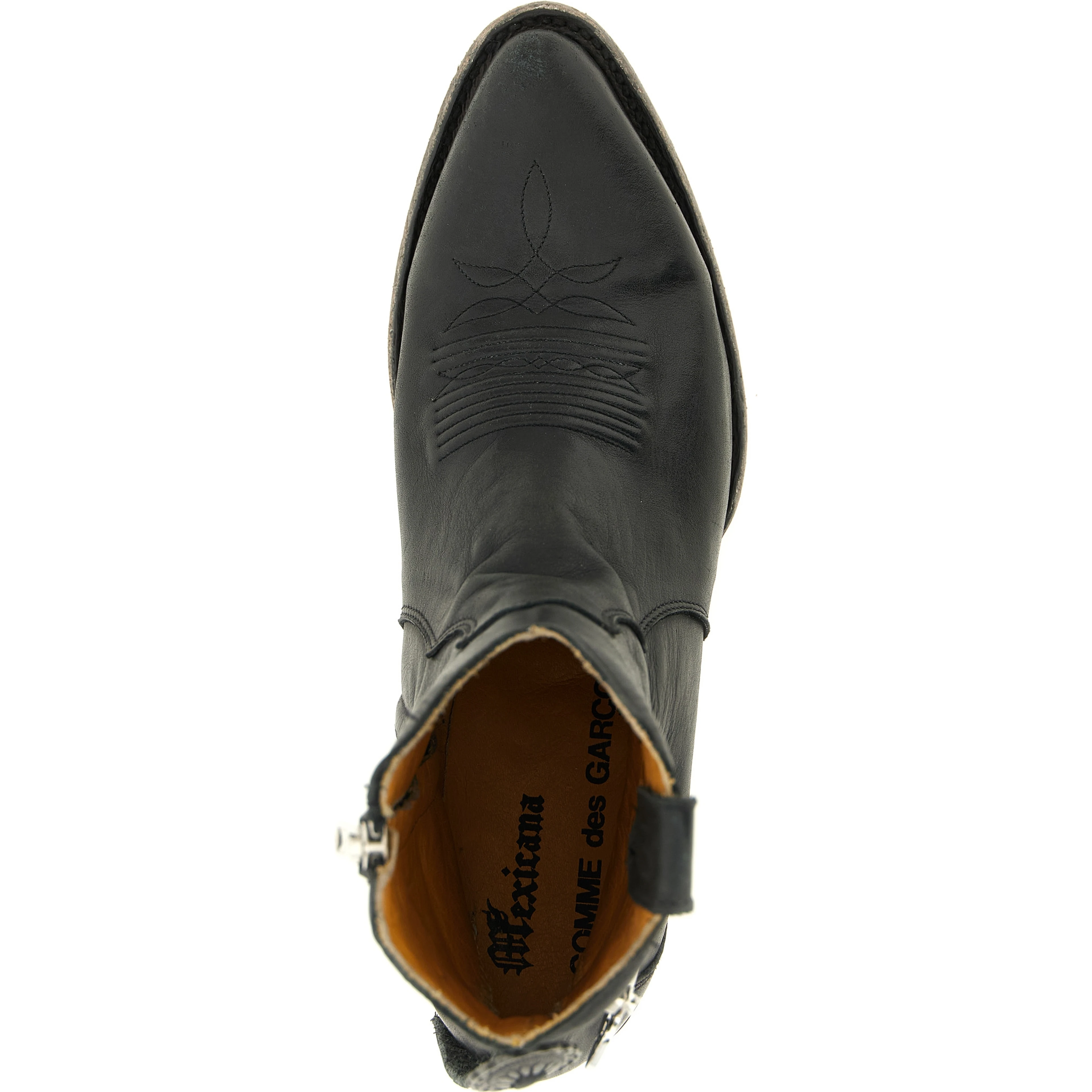 Black Cowhide Chelsea Boots