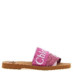 Multicolor Linen Slides