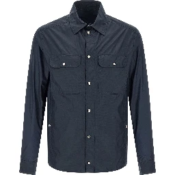 Blue Polyamide Blouse
