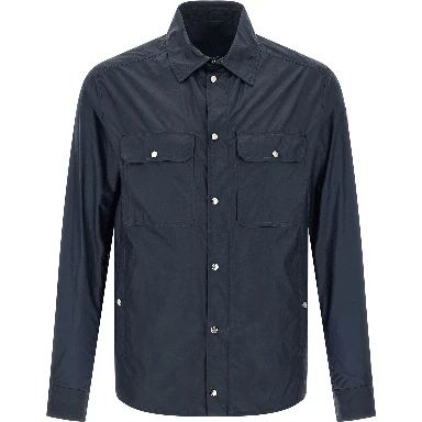 Blue Polyamide Blouse