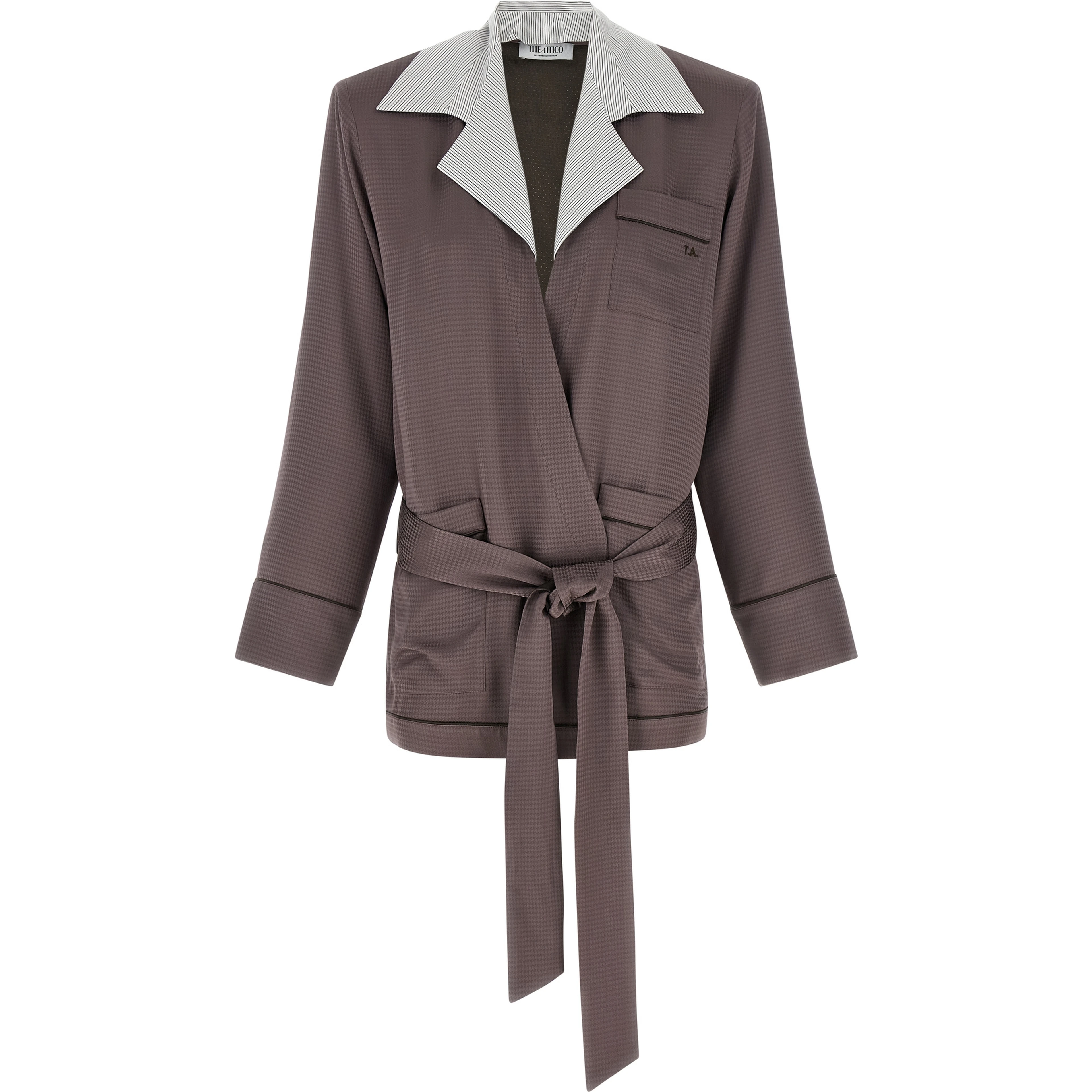 Purple Viscose Blazer