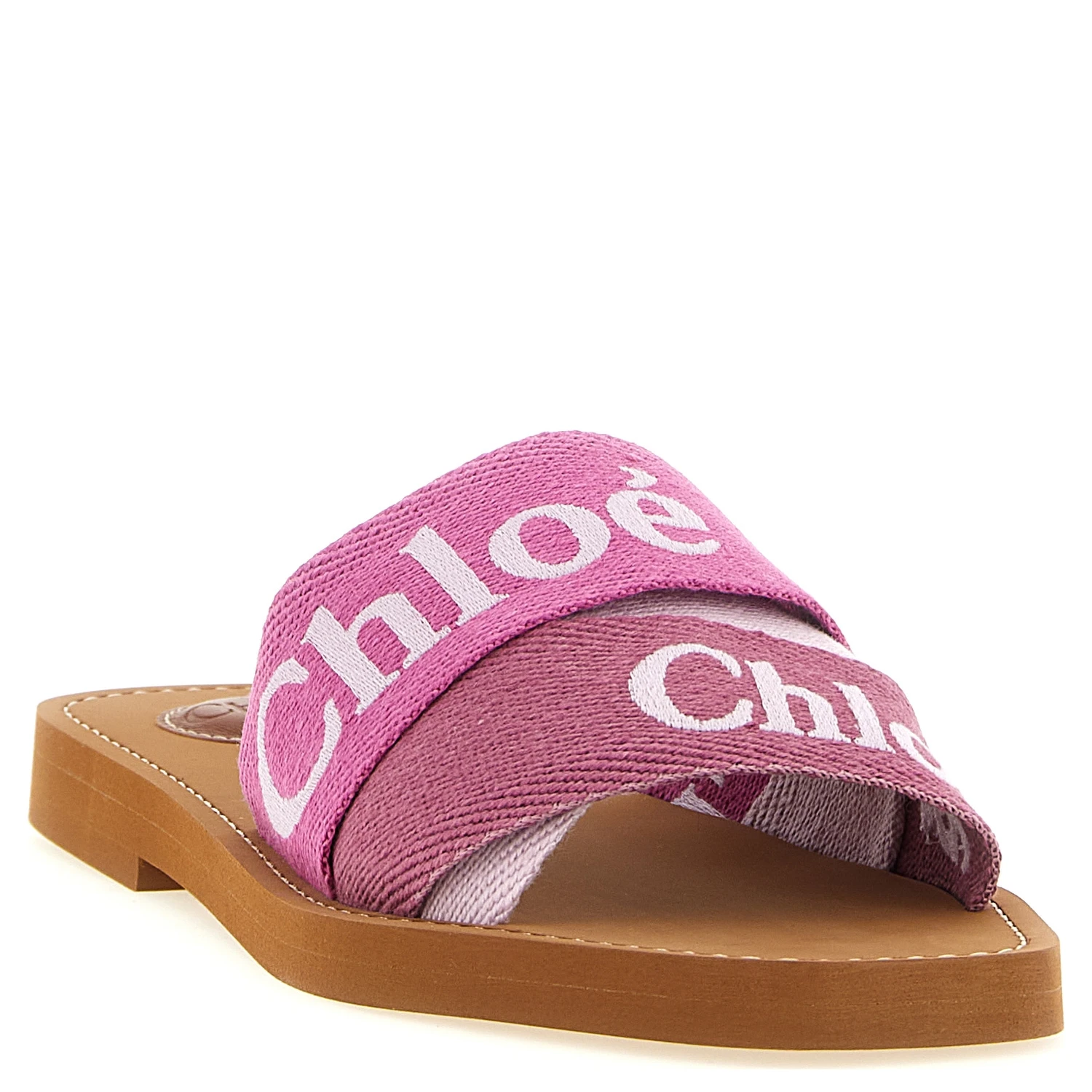Multicolor Linen Slides