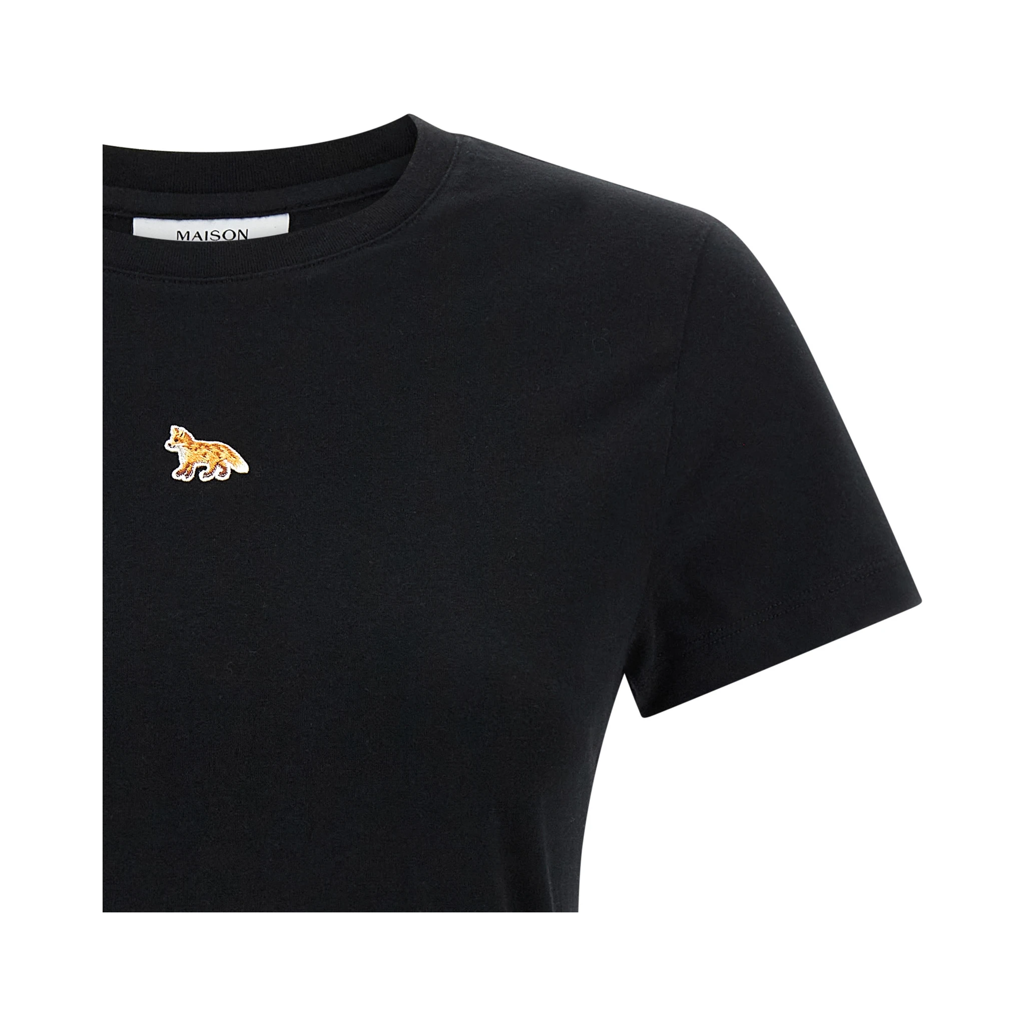 Black Cotton T-Shirt