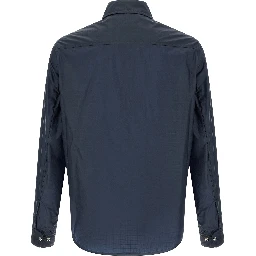 Blue Polyamide Blouse