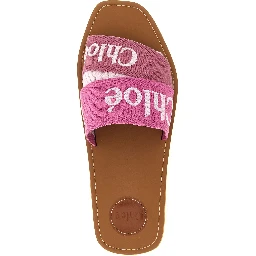 Multicolor Linen Slides