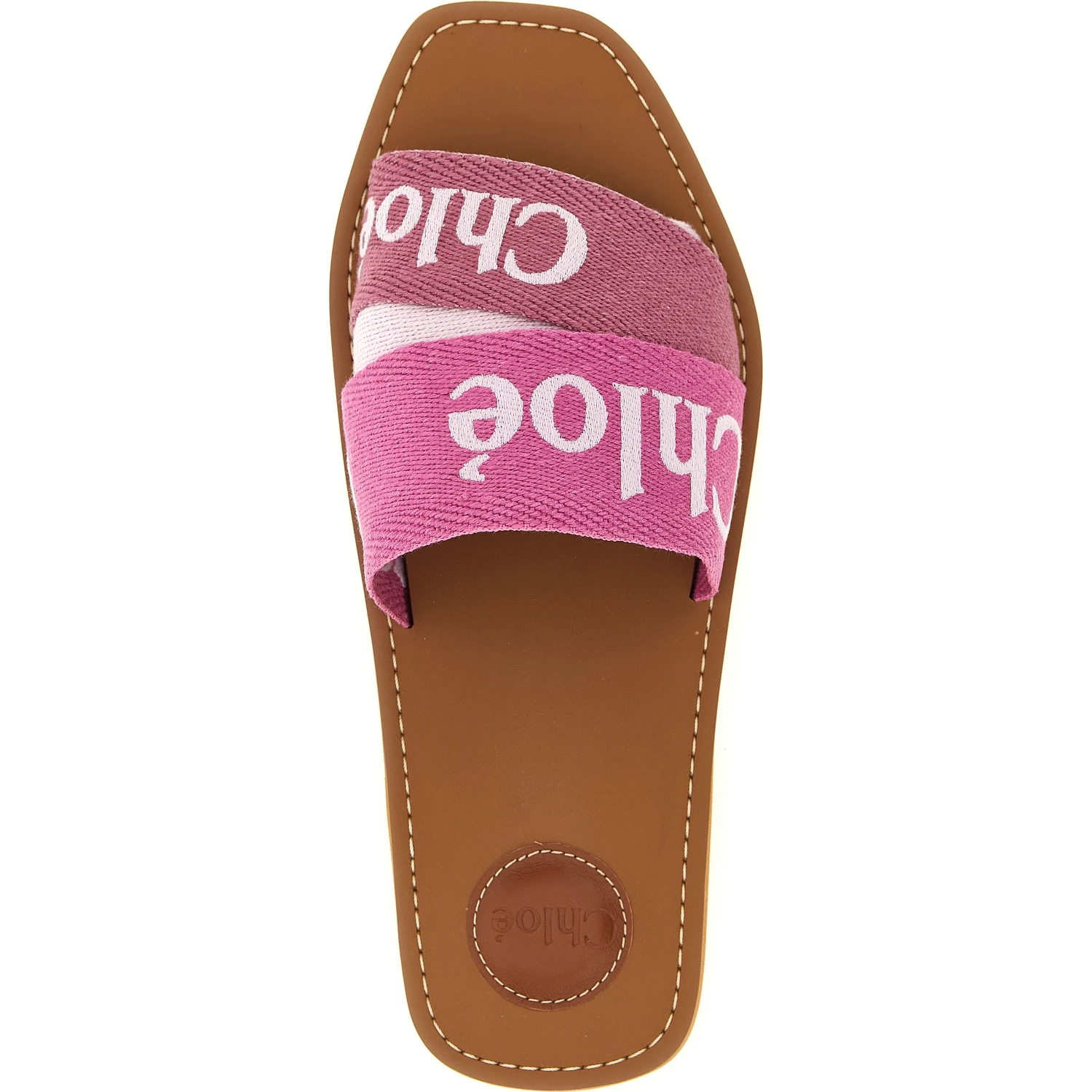 Multicolor Linen Slides