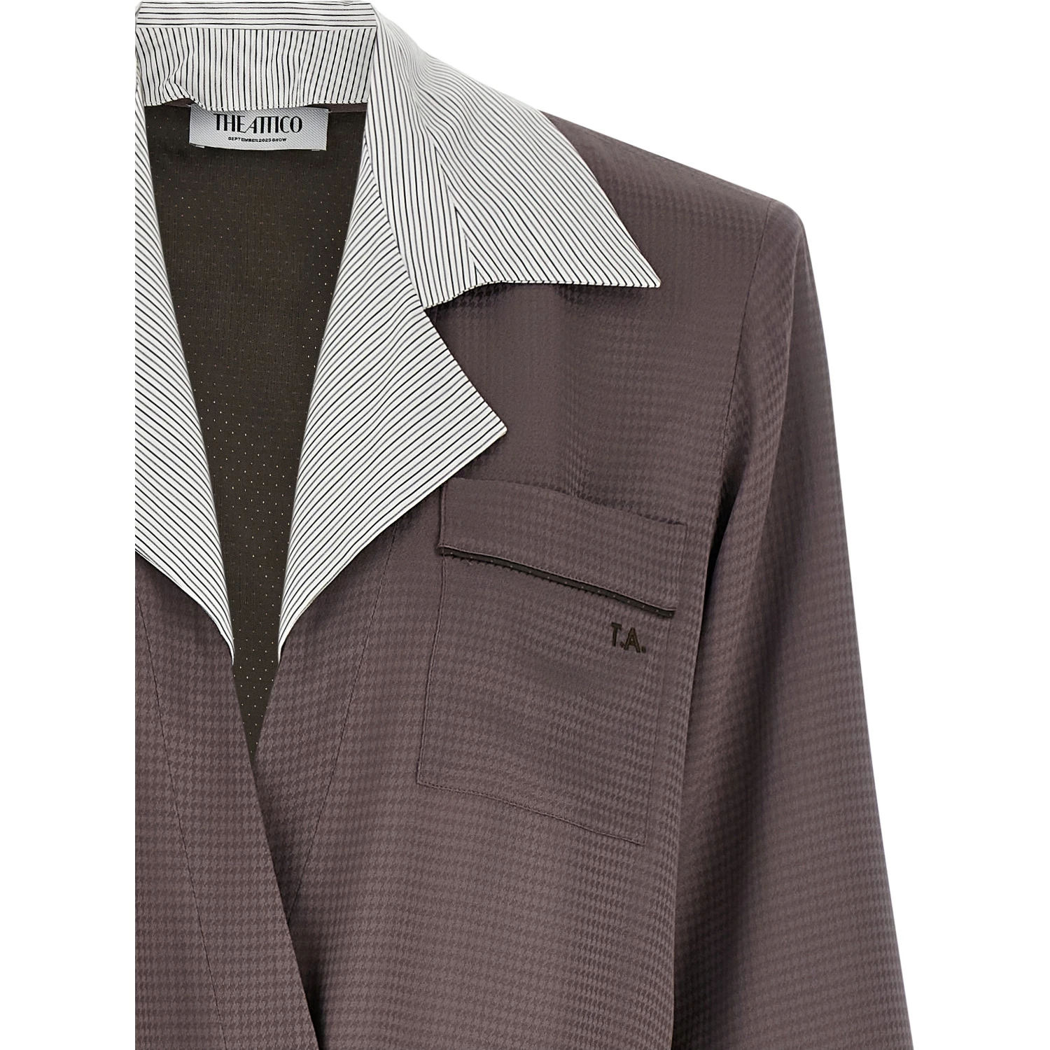 Purple Viscose Blazer
