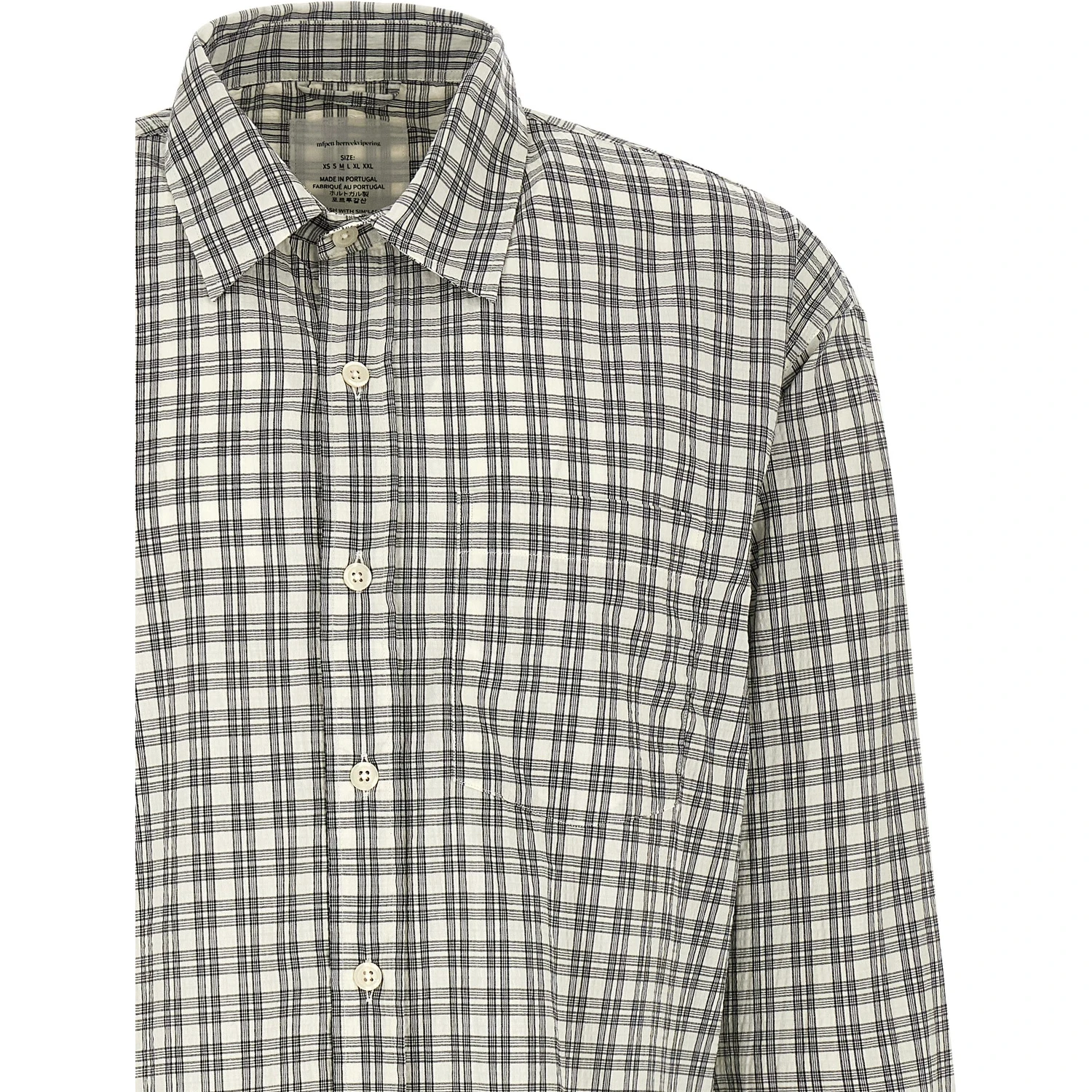 Bicolor Cotton Blouse