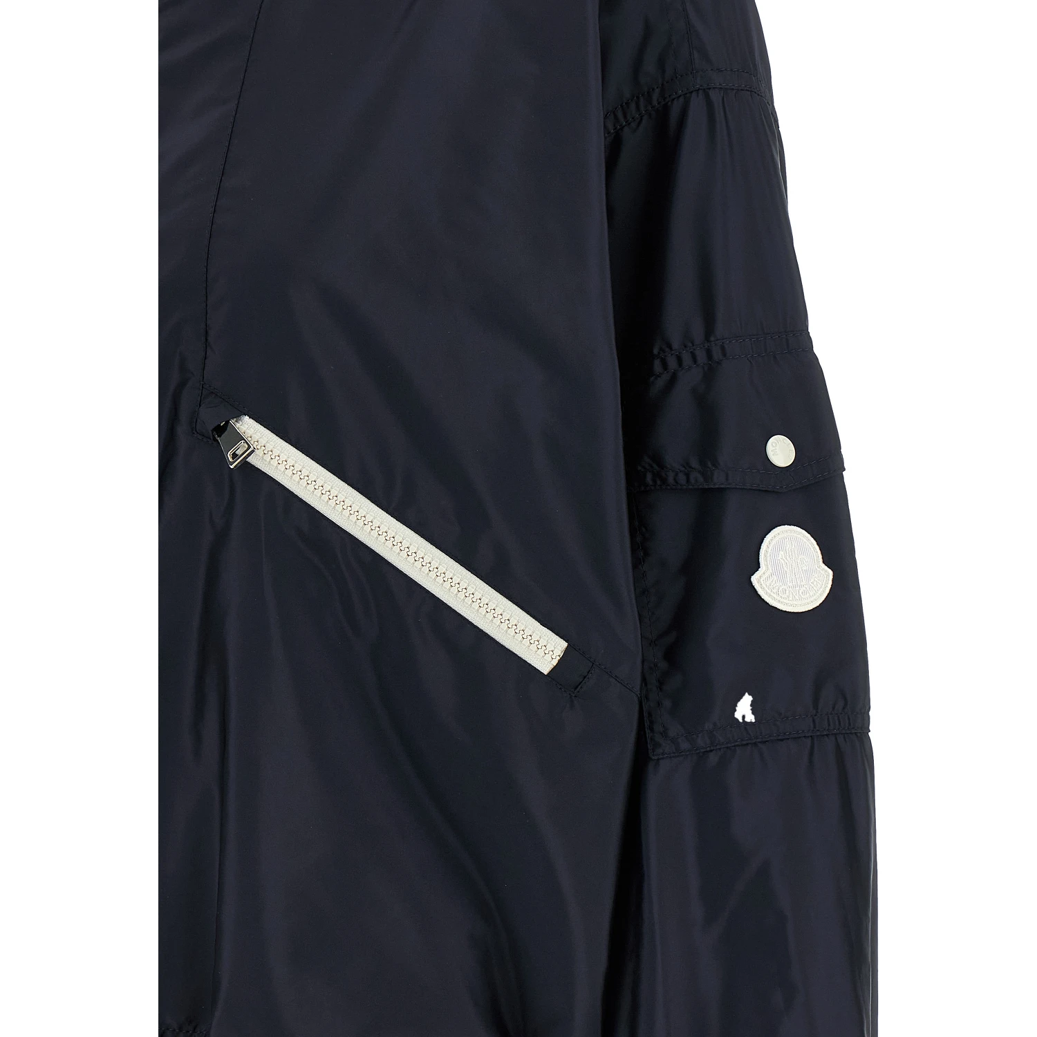 Blue Polyamide Shell Jacket
