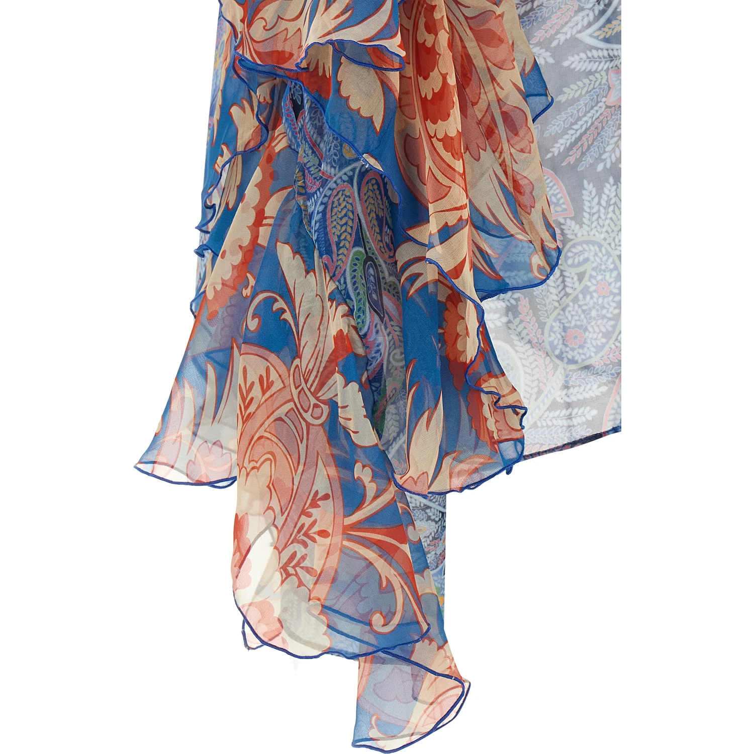 Blue Silk Blouse