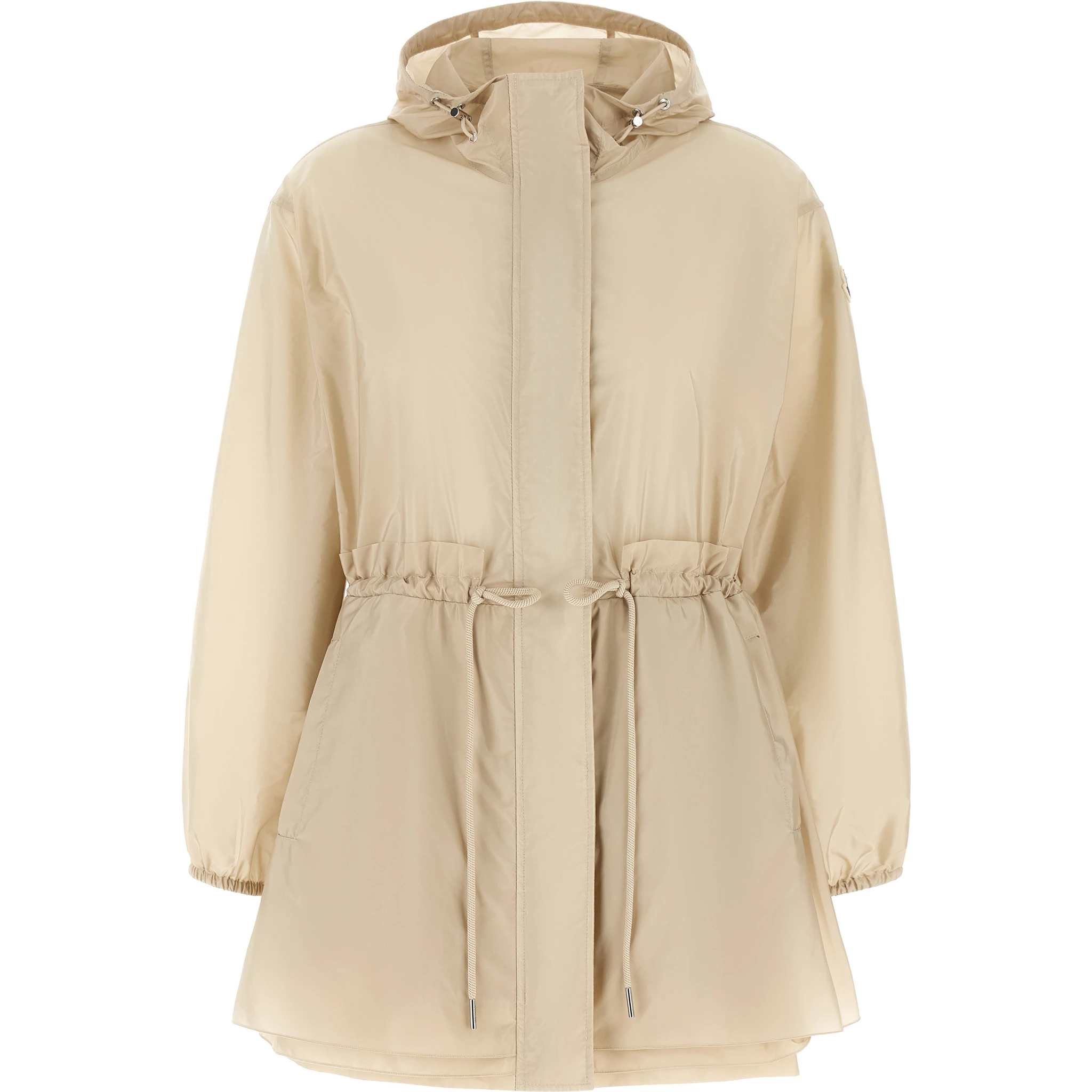 Beige Polyamide Shell Jacket
