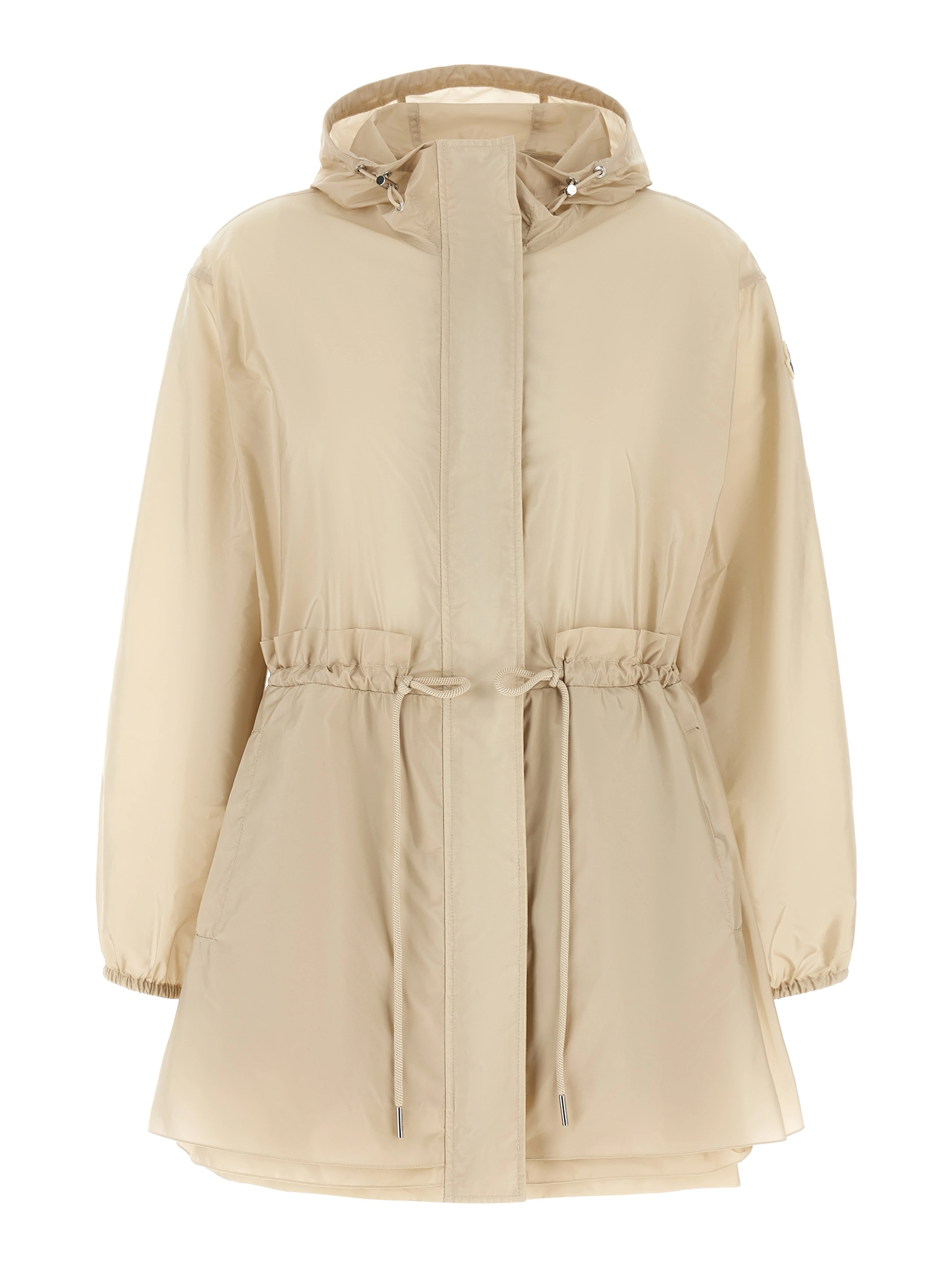 Beige Polyamide Shell Jacket