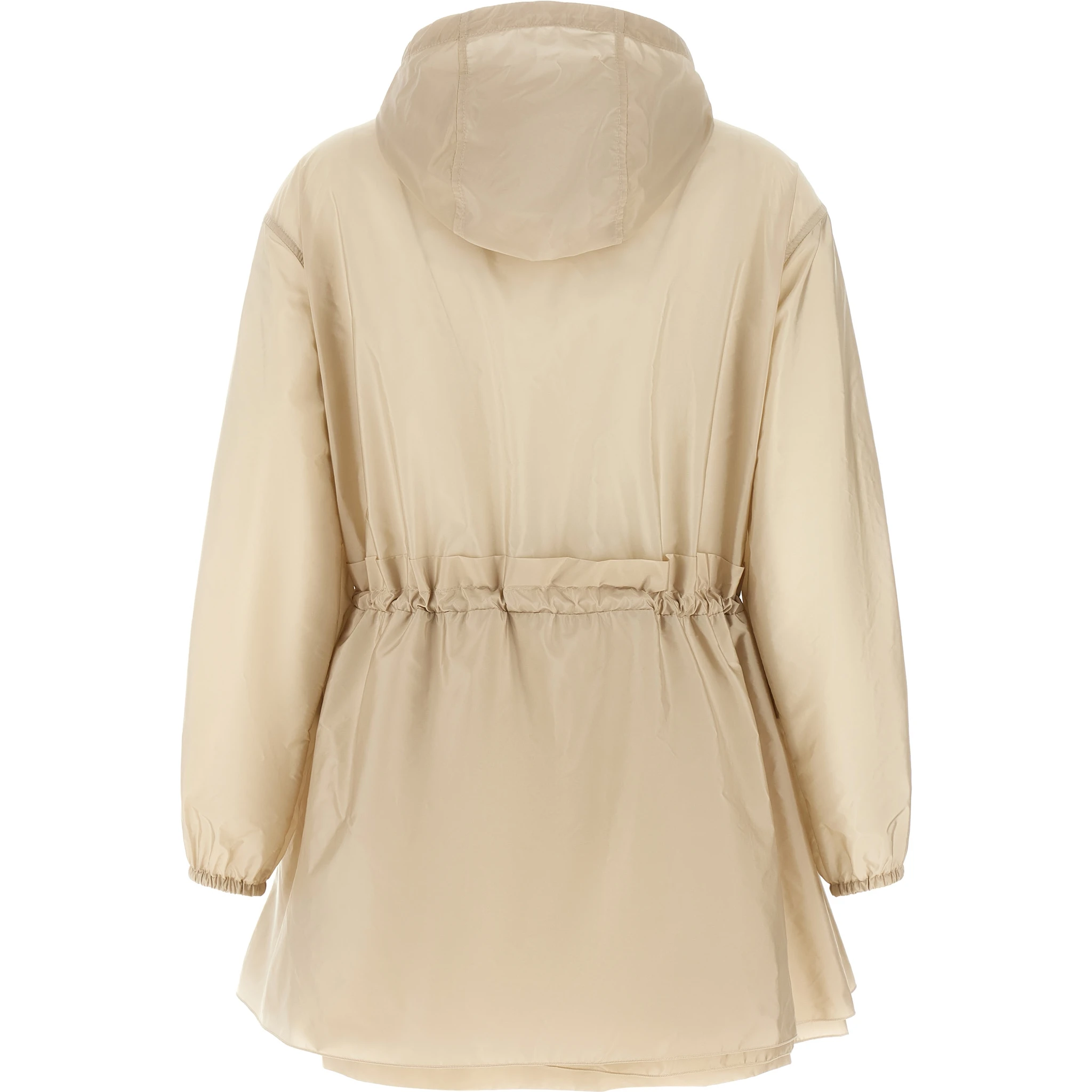 Beige Polyamide Shell Jacket