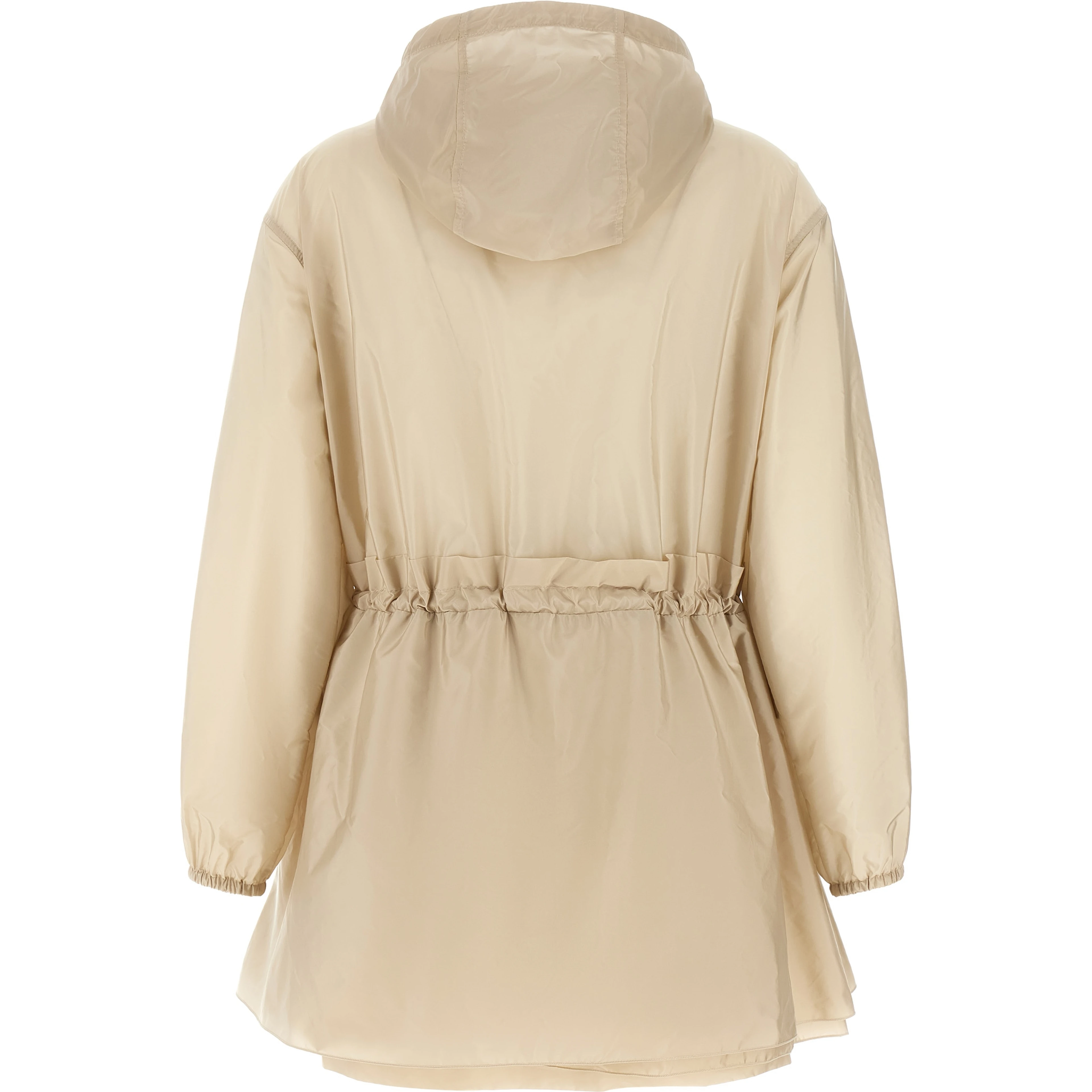 Beige Polyamide Shell Jacket