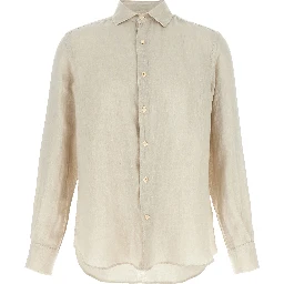 Beige Linen Blouse