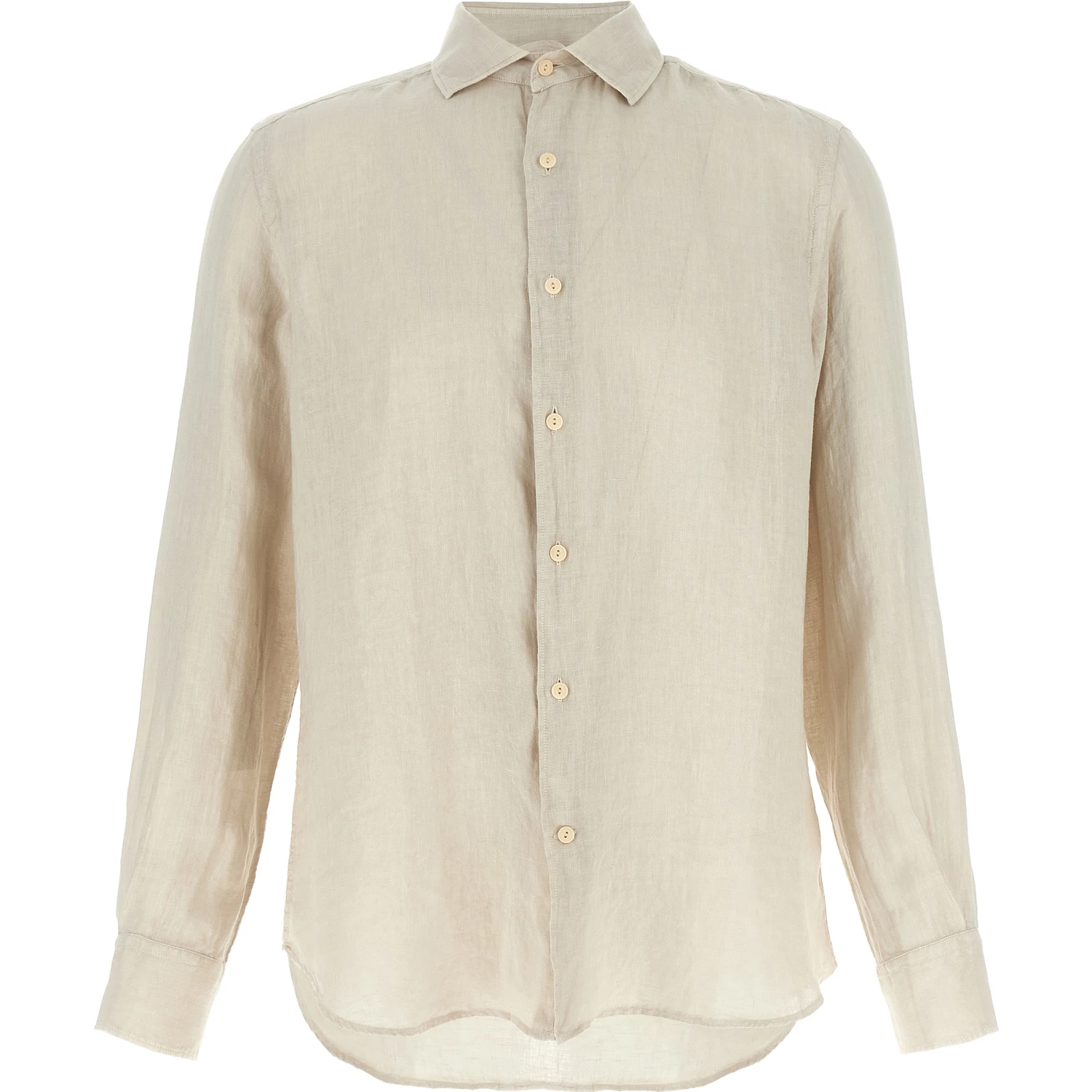 Beige Linen Blouse