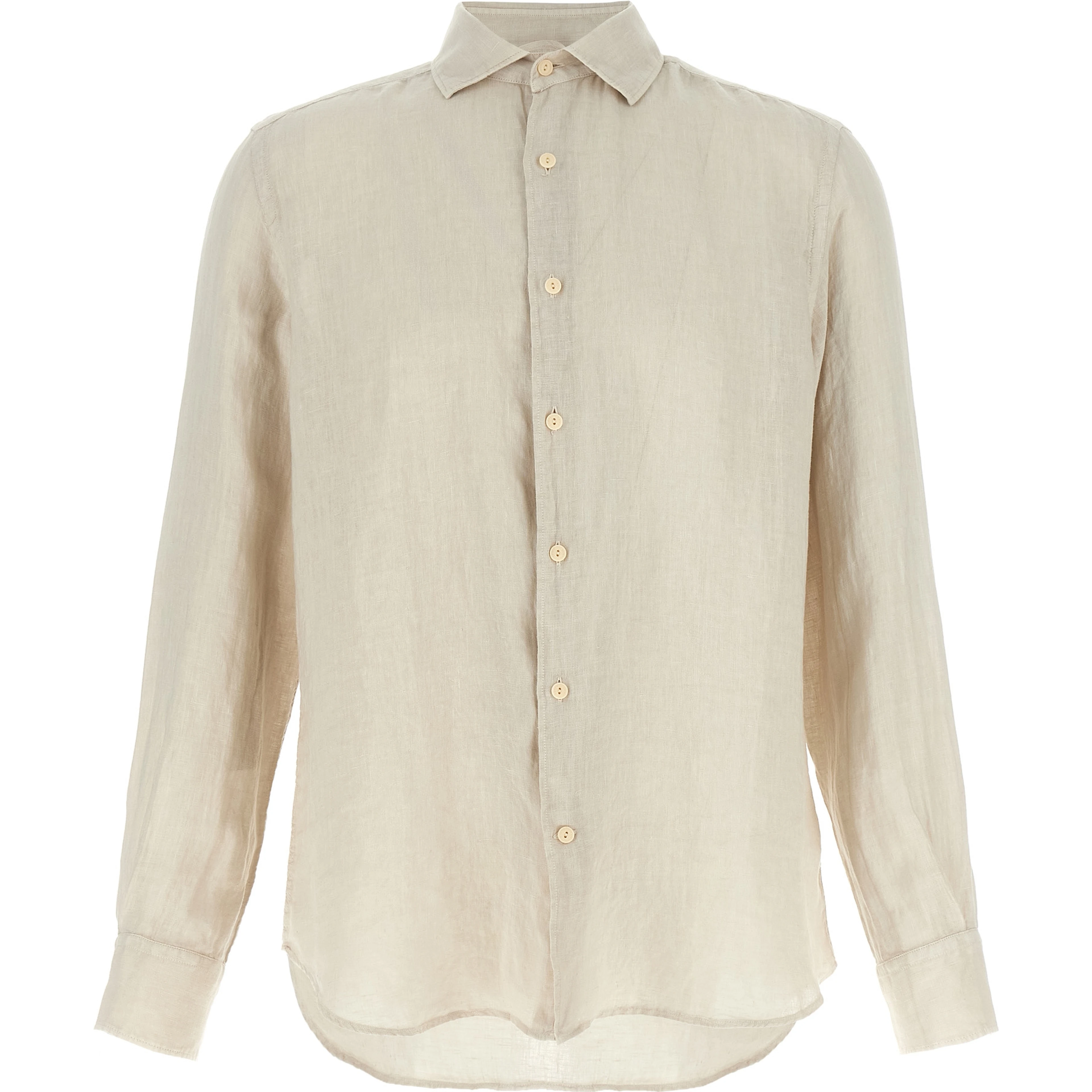 Beige Linen Blouse