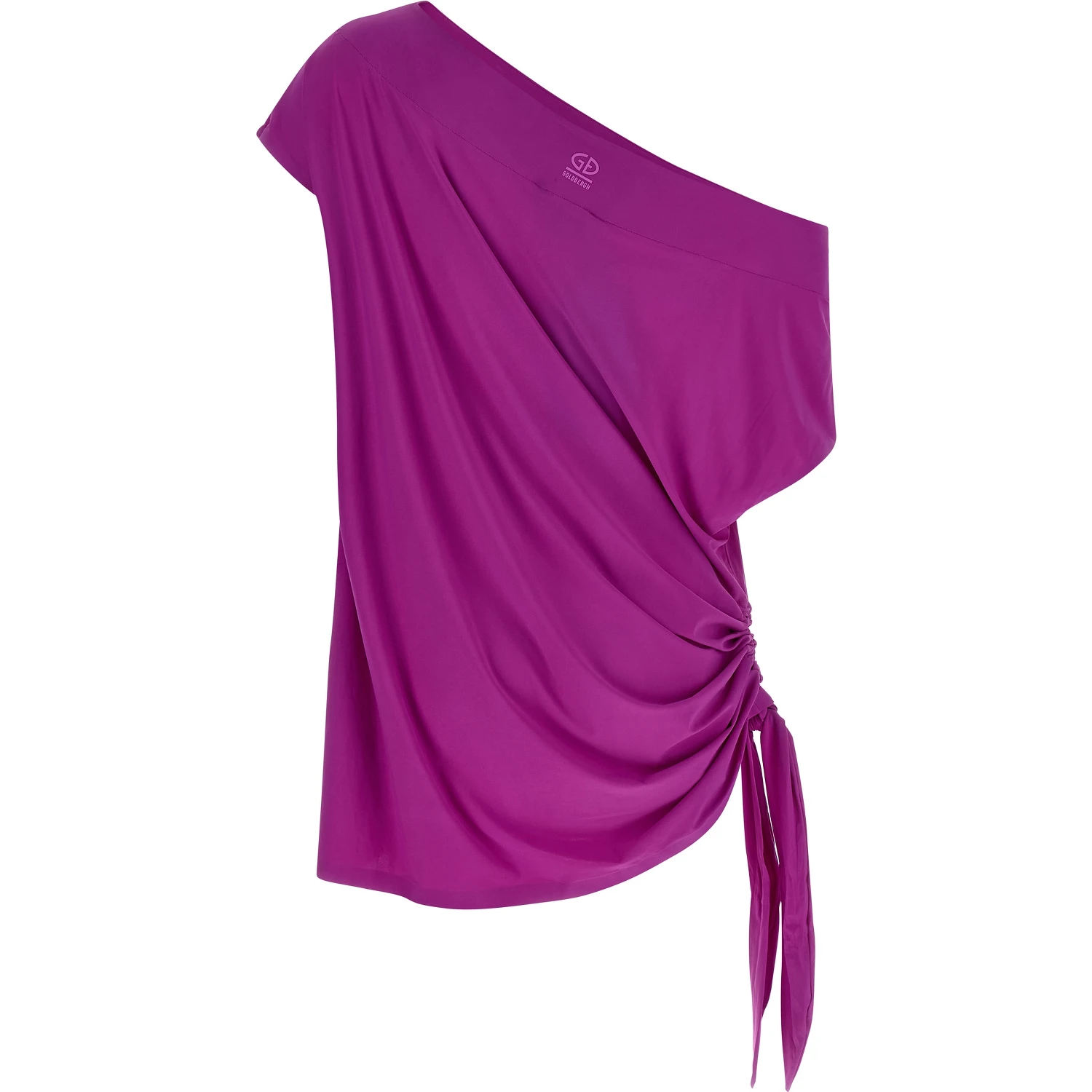 Purple Polyamide Casual Dress