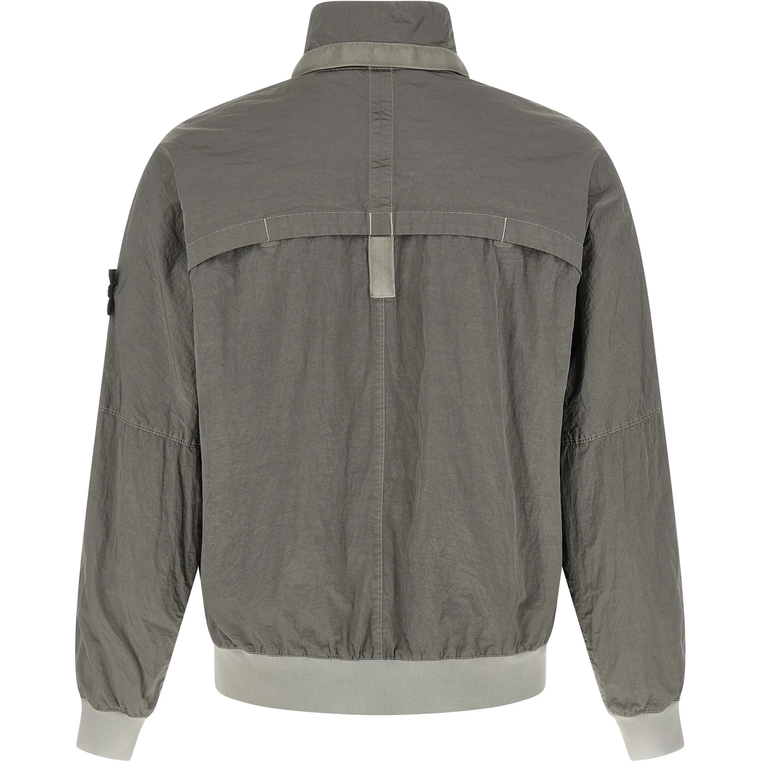 Gray Polyamide Bomber