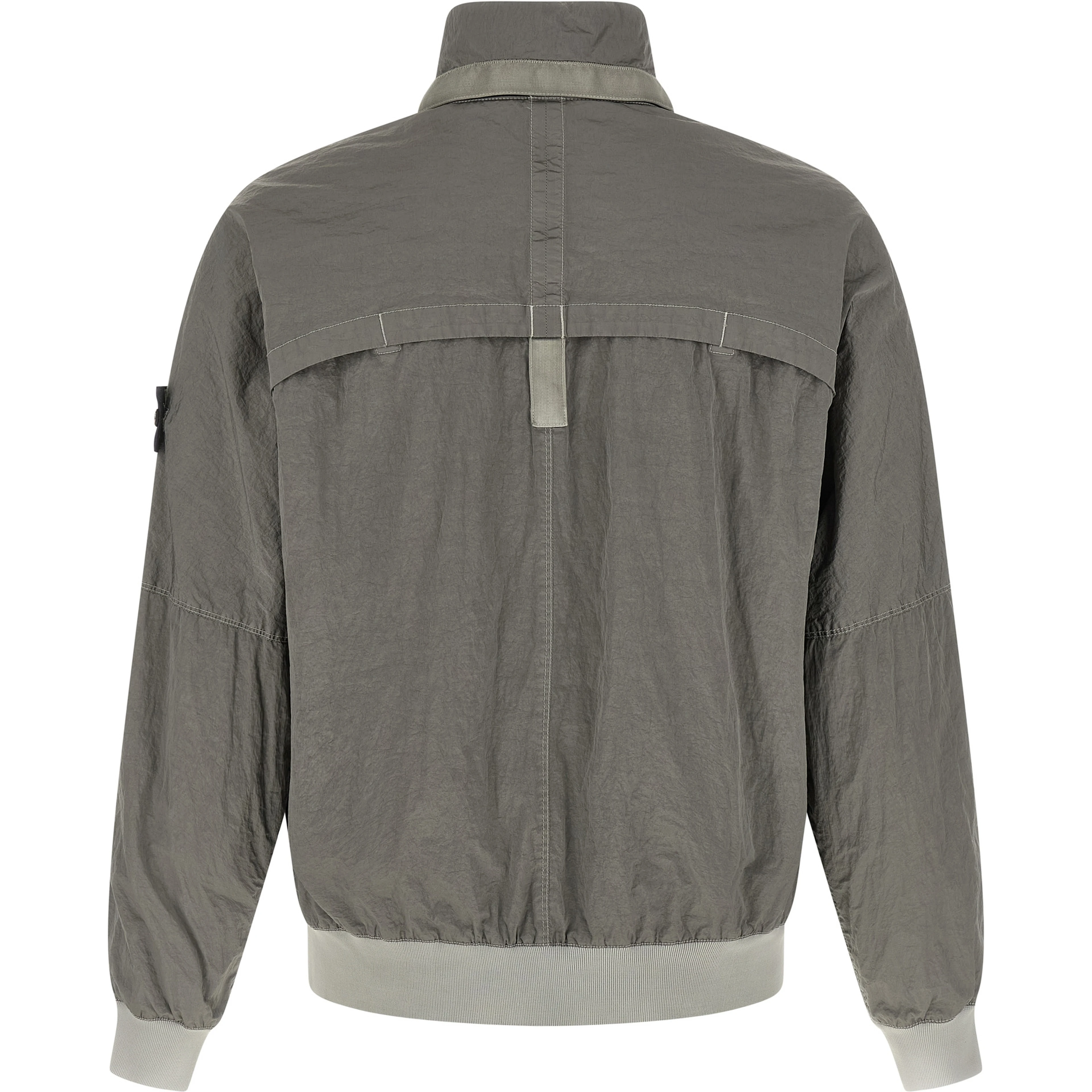 Gray Polyamide Bomber