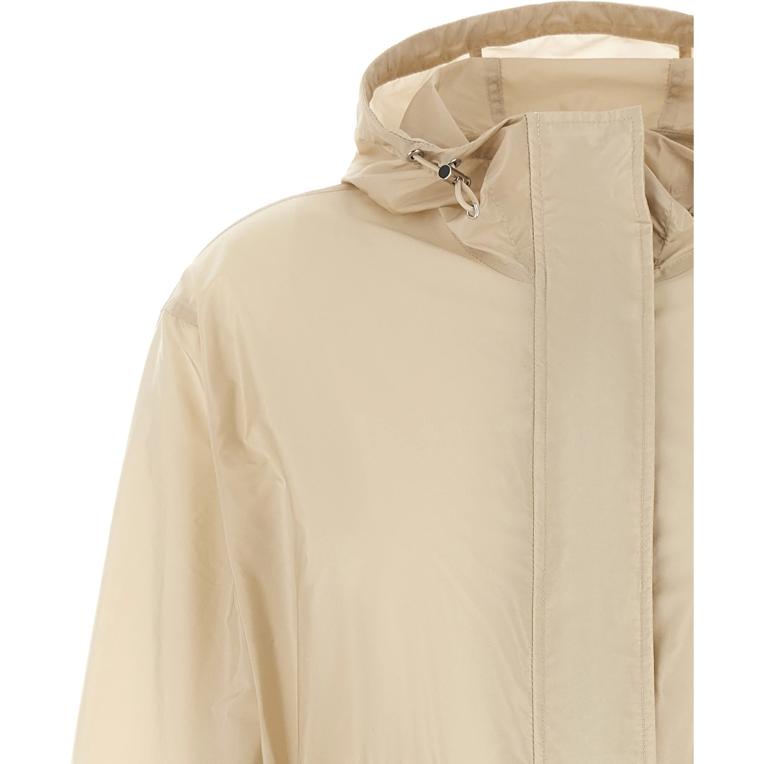 Beige Polyamide Shell Jacket