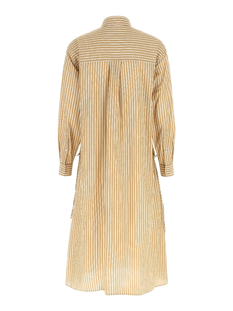 Beige Cotton Midi Dress alternative