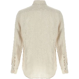 Beige Linen Blouse