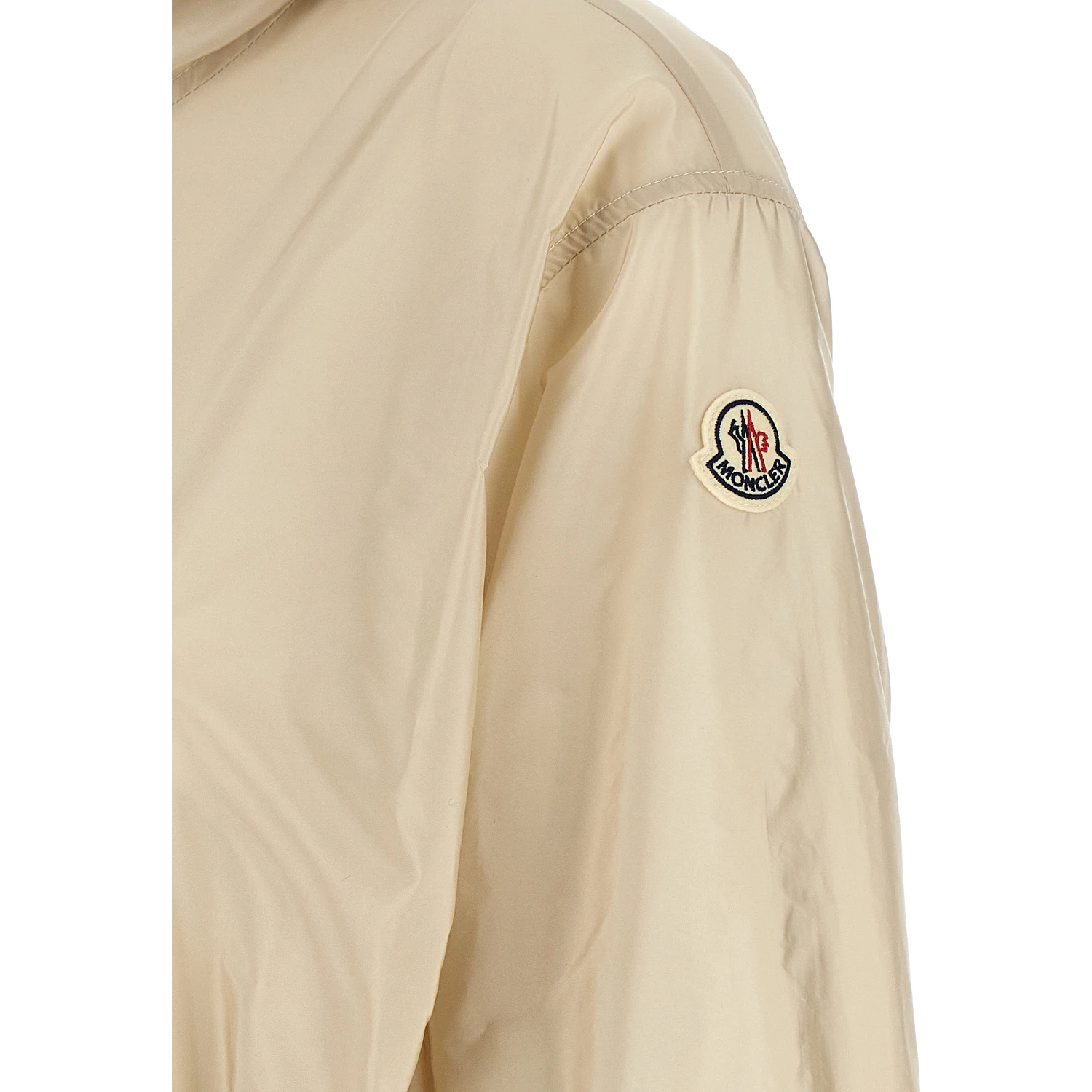 Beige Polyamide Shell Jacket