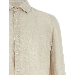Beige Linen Blouse