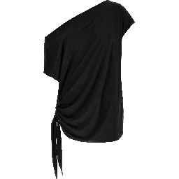 Black Polyamide Casual Dress