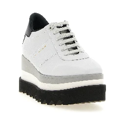 Gray Polyethylene Wedge Sandals